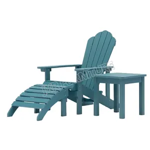 Hot Selling Outdoor Waterdichte Tuin Strand Ligstoel Outdoor Morden Vouwen Hout Adirondack Stoel