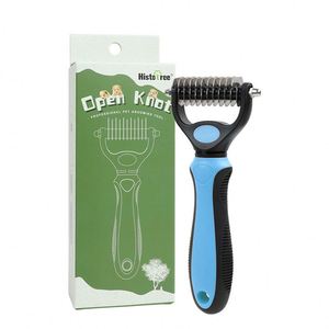 Herramienta Profesional para el Cuidado de Mascotas, Cepillo de Doble Cara para Desenredar y Recortar el Subpelo, para Perros y Gatos - Product Image 5