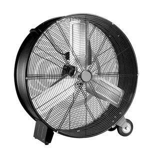 Supplier Selling Commercial Air Circulator Barrel Fan 24 26 30 Inch Industrial Ventilation Drum Fan For Garages