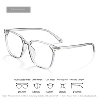 Lunettes de jeu anti-lumière bleue, monture optique transparente TR90, pour ordinateur, travail de bureau, compatibles avec les verres correcteurs, unisexe
