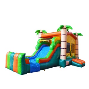 Fête gonflable jungle combo avec toboggan château gonflable <span class=keywords><strong>mariage</strong></span> <span class=keywords><strong>jeux</strong></span> de plein air pour adultes enfants château de saut commercial - Product Image 1