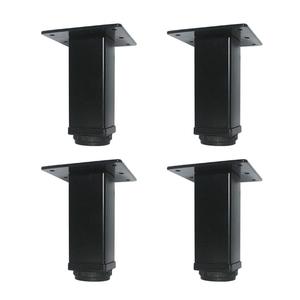 Moderni mobili mobili regolabili gambe panca quadrata da caffè tavolino mobili gambe stabile armadio letto divano gambe - Product Image 2