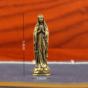 Statuetta di Dio Vintage, Personaggio Religioso Sacerdote, Ornamento da Scrivania Creativo, Piccolo Articolo Artigianale Transfrontaliero per Templi Religiosi - Product Image 3