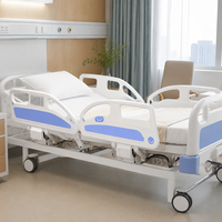Barrière latérale de lit d'hôpital pliable en PP ABS moulé par soufflage à bords arrondis, avec échelle d'angle, personnalisable pour les salles palliatives