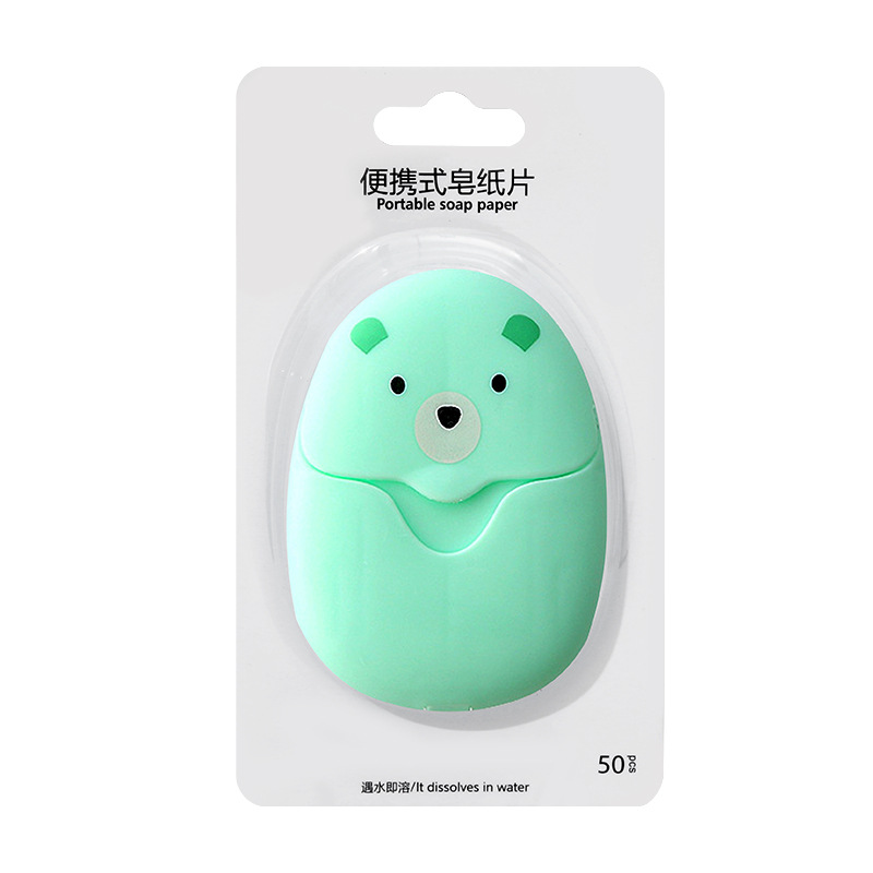 Green adhesive card holder