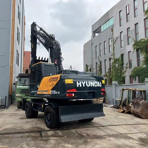 Excavatrice hydraulique Hyundai d'occasion 210w-9t modèle 2018, 20 tonnes, avec moteur, pompe et alternateur - Prix bas - Product Image 5