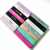 Boîtes d'emballage de gloss à lèvres de luxe personnalisées avec logo privé, gaufrage, pelliculage mat, papier recyclable pour cosmétiques