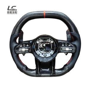 Approvisionnement en gros de cuir en fibre de carbone neuf pour volant de <span class=keywords><strong>Mercedes</strong></span>-Benz G500 et autres modèles - Product Image 1