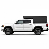 Carcasa de Camioneta Manual Compuesta para Exteriores, Compatible con Tacoma de 5 pies, Carcasa de Campamento Plegable Todoterreno para Acampar 2026