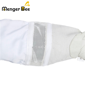 Guantes de Apicultor Profesionales Transpirables Menger Bee (Puño Elástico Blanco) para Seguridad y Comodidad en la Colmena - Product Image 4