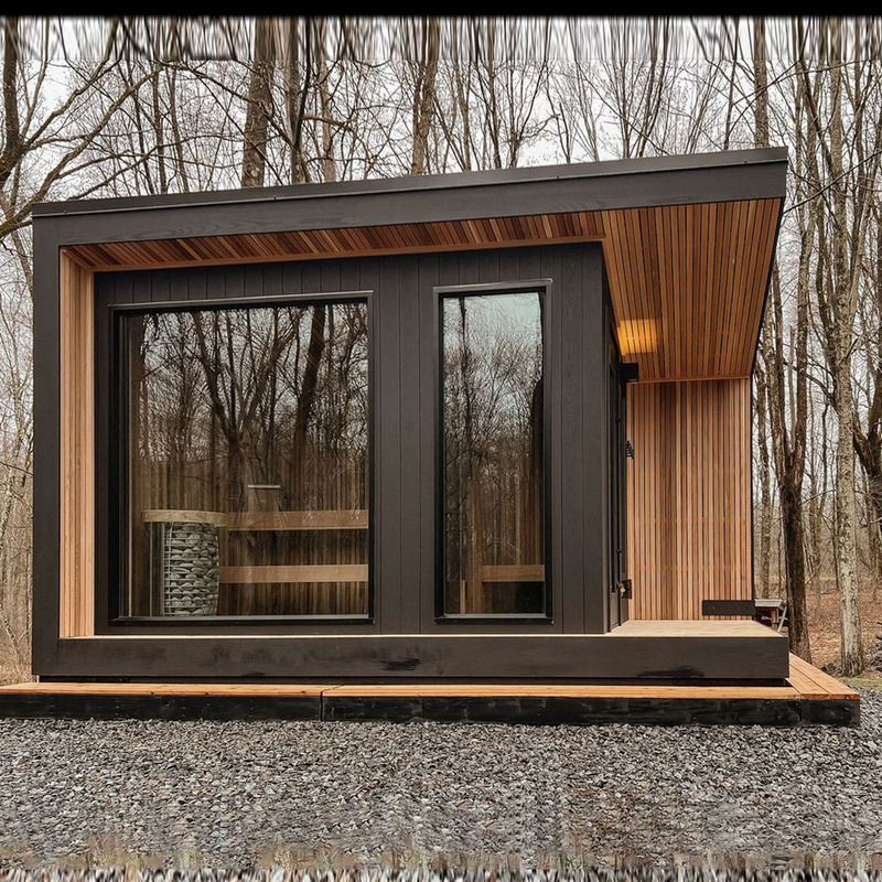 Red Cedar Wood Fired Sauna 4