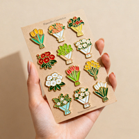 Épinglette personnalisée en métal émaillé plaqué or avec logo, broche rigide ou souple, motif dessin animé, épinglette en émail sur mesure