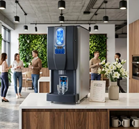 Máquina de Hielo Comercial de 100 kg/día, Enfriamiento por Aire PLC, Compresor Secop, Ahorro de Energía, 220V, Logotipo Personalizado, OEM, ODM, CE