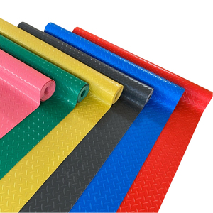 Giá cả thuận lợi PVC đồng xu mô hình kim cương tấm sàn chống trượt Vinyl Mat cho hội thảo hoặc Trailer sử dụng - Product Image 1