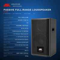 Speaker Outdoor Tahan Cuaca JSL 80W 6.5" Woofer + 1" Tweeter 8 Ohm 70Hz-20kHz ABS Pemasangan Dinding Putih Hitam