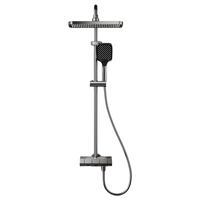 Meilleure vente en stock : Ensemble de douche thermostatique à touches piano, 4 modes, 4 sorties, jet doux, chromé – Le favori d'Europe et d'Amérique