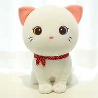 Peluche chat souple 24cm, petit chaton, jouet pour anniversaire d'enfant
