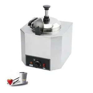 Nacho cheese dispenser warmer machine 2.3L hot chocolate sauce food  dispenser with stainless steel pump PERFEX - AliExpress