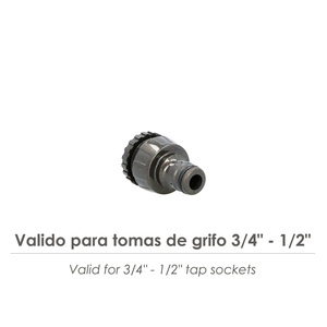 Adattatore per Tubo Flessibile Soft Touch 3/4" - 1/2" - Product Image 3