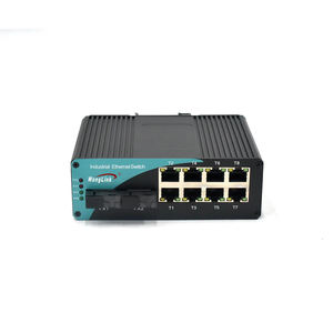 Commutateur Ethernet industriel non géré OEM ODM <span class=keywords><strong>OJM</strong></span> 10/100 Mbps 8 ports Commutateurs de réseau de médias fibre de transmission de données robustes - Product Image 5