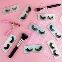 Faux cils en bande de la série Flash Packing en gros, plus doux, et faux cils effet 3D en vison synthétique à marque privée