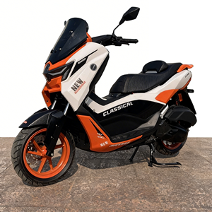 HAOXIN NMAX 150CC <span class=keywords><strong>Scooter</strong></span> à <span class=keywords><strong>essence</strong></span> monocylindre 4 temps refroidi par air en aluminium, moto haute performance, 95 km/h, réservoir de carburant de 10 L - Product Image 1