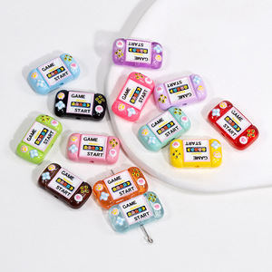 Acrylic Trò chơi giao diện điều khiển <span class=keywords><strong>mini</strong></span> đính cườm Mặt dây chuyền, móc khóa, dây chuyền điện thoại di động, Tự làm Túi Mặt dây chuyền, phụ kiện và đồ trang trí bán buôn - Product Image 1