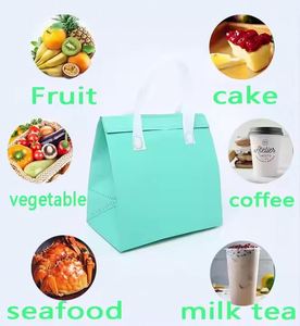 Sacs isothermes écologiques personnalisés en non-tissé imperméable avec feuille d'aluminium pour emballage alimentaire à emporter et boissons - Product Image 3