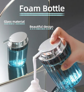 Emballage cosmétique réutilisable en <span class=keywords><strong>mousse</strong></span>, pompe cylindrique en ABS de 350 ml, protection de l'environnement de luxe, fabricant de <span class=keywords><strong>mousse</strong></span>, shampoing, main - Product Image 1