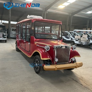 Bus de tourisme rétro multifonctionnel, fabriqué en usine, amortissant les chocs, tout-terrain, pour visites de parcs et de sites touristiques - Product Image 1