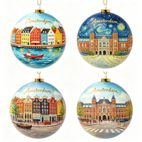 Ornement de boule de Noël personnalisé, souvenir d'Islande, Reykjavik, Islande, cadeau de voyage