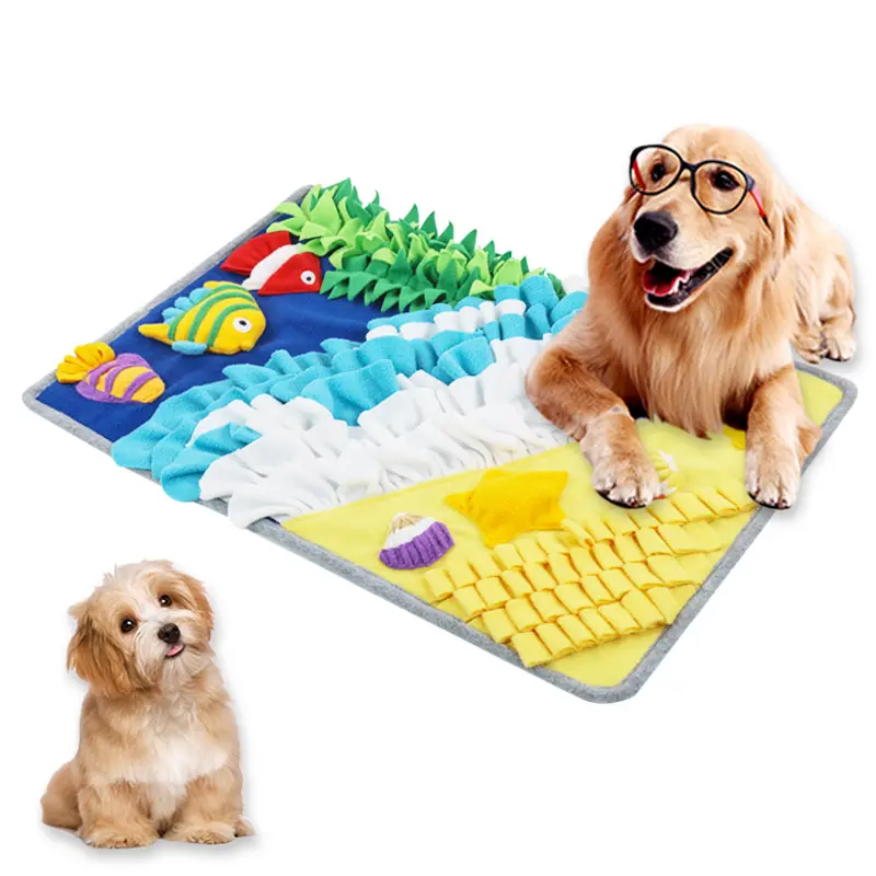 Custom Size Stijl Huisdier Puzzel Pads Slow Food Snuffel Pad Snuffle Mat Voor Honden