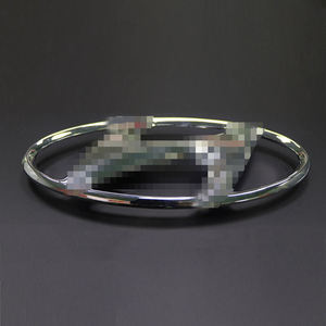 De 3D ABS cromo brillante níquel plástico placa etiqueta engomada emblema logotipo de la marca de la placa de Metal etiqueta insignia - Product Image 3
