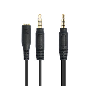 RY 3.5 Stereo fiş 3.5 Stereo fiş için 4/1 "tek Jack sonu Y Splitter ses adaptörü 2 in 1 kablo dönüşüm uzatma bağlayın - Product Image 4