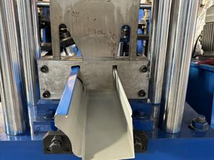 Hoge Kwaliteit Gebruikte Quad Goot Rolvormmachine Dakstap Staal Gekleurde Stalen Tegel Plc Controlesysteem Met Motorkern - Product Image 5