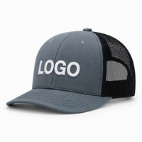 Casquettes de camionneur unisexes personnalisées OEM, logo brodé, taille XXL, couronne profonde 65 cm, grande taille, ajustement confortable