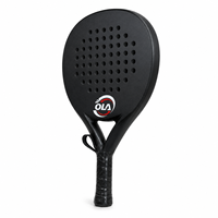 Pala de Tenis Playa de Fibra de Carbono Personalizada 3K 12K 18K con Núcleo de EVA y Superficie Rugosa, Raqueta Profesional OEM ODM, Venta al por Mayor de Fábrica