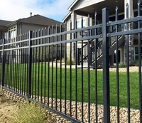 Clôture de jardin en métal au design moderne Filet de sécurité pour le sport ou l'autoroute Clôture en acier avec une sécurité simple de style australien
