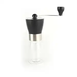 Vente en gros petit moulin à café à manivelle moulin à café manuel en plastique moulin à poivre manuel
