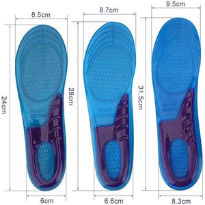 Wholesale NEW Man Women Orthotic Arch Support <b>Insole</b> Unisex Silicone Anti <b>Gel</b> Soft Sport Shoe Pad Shock Absorption - Product Image 2