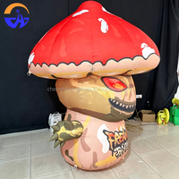 Modèle de champignon monstre gonflable personnalisé pour Halloween, décoration publicitaire pour centre commercial en extérieur, accessoires d'activités