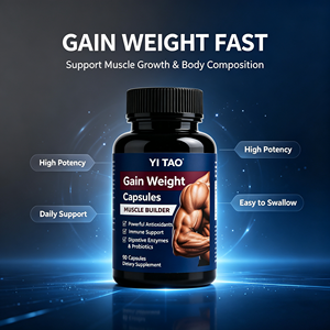 Capsules de prise de poids à marque privée, stimulant musculaire avec probiotiques, enzymes digestives, soutien immunitaire, OEM, 90 unités - Product Image 5