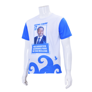 Camiseta Para Sublimar Unisex Tshirt Cheap Election Advertising Promotional t Shirt Custom
