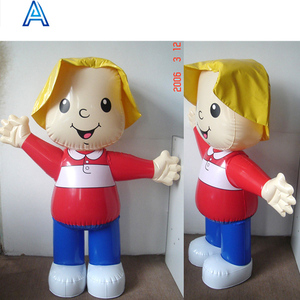 Vendita calda popolare OEM personalizzare il design in PVC gonfiabile appeso ragazza bambola del ragazzo per aria soffiare cartone animato uomo donna figura - Product Image 3
