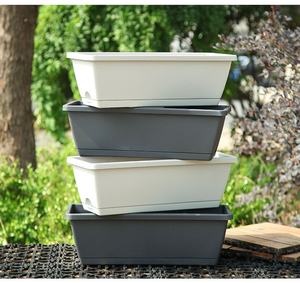 Nouveau Bac de plantation rectangulaire en plastique épaissi, simple, respirant et translucide, <span class=keywords><strong>pour</strong></span> balcon familial, idéal <span class=keywords><strong>pour</strong></span> les fleurs - Product Image 6