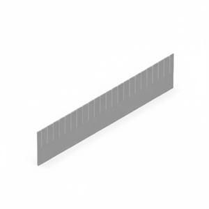 Divisore a pettine scanalato 555X120mm dimensioni per impilare scaffali e scaffali - Product Image 1