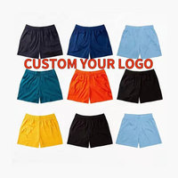 Shorts d'été en nylon personnalisés pour hommes, séchage rapide, taille élastique, décontractés, entrejambe de 5 pouces, poches zippées, pour la plage
