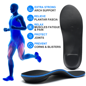 Semelles orthopédiques de soutien de la voûte plantaire, soulagement de la fasciite plantaire, douleur au talon, bottes de travail, inserts orthopédiques pour chaussures - Product Image 3