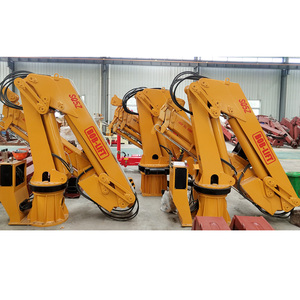 Chinesische Fabrik Schiffs kran 5 Tonnen <span class=keywords><strong>Marine</strong></span> Deck Kran Boot Heb ekrane - Product Image 2