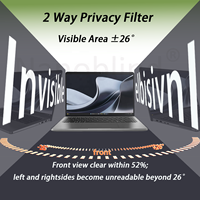 Filtre de confidentialité amovible pour ordinateur portable de 14 pouces 16:10 pour Dell, film PET anti-reflet, protection des yeux, bloque la lumière bleue, empêche les regards latéraux